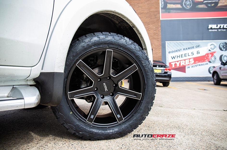 MITSUBISHI TRITON REVERT SATIN BLACK MILLED ACCENTS